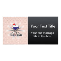 Thailand Flag Map 2.0 Photo Card Template