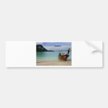 Thailand Krabi beach (new) (St.K) Bumper Stickers