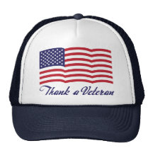 Thank a Veteran Trucker Hats