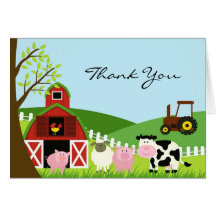 Thank You Animals Card