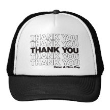 Thank You Bag Design - Black Hats