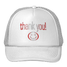 Thank You! Canada Flag Colours Mesh Hats