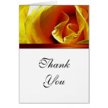 Thank You Card Antique Yellow Rose