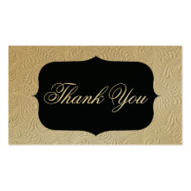 thank you card business card template