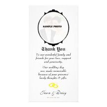 Thank-you Card (Engagement/Wedding/Anniversary) Photo Card