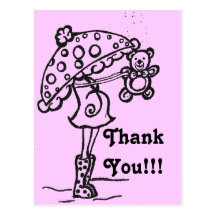 Thank You Card Postcard