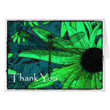 Thank You Dragonfly Cards