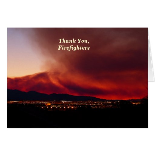 Thank You Firefighters Greeting Card Zazzle thank-you-firefighters-greeting-card-zazzle