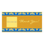 Thank You Flowers 2 Photo Card Template
