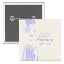 Thank You for Being My Matron of Honour Pins
