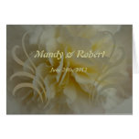 Thank You for Gifts, Cream Floral Swirls Greeting  Greeting Card