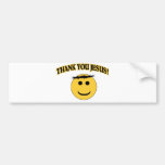 Thank You Jesus Bumper Stickers