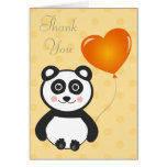 Thank you - Kawaii Panda Greeting Card