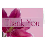 Thank You Lily Greeting Card