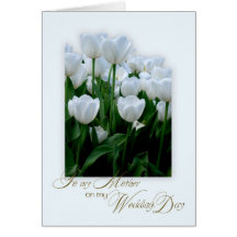 Thank you mother on my wedding day cards