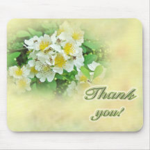 Thank You Multiflora Roses Mousepads
