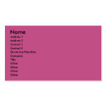 Thank You - Pink Tulips - Pug Business Card Templates