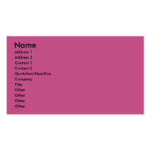 Thank You - Pink Tulips - Pug Business Card Templates