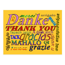 Thank You Postcard