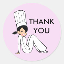Thank you Round Sticker