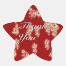 Thank You Star Sticker