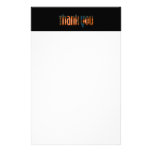 thank you stationery design