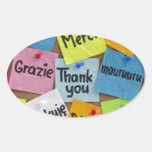 thank you sticker