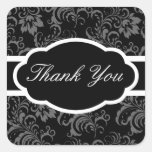 Thank You Sticker (Sophisticated Black)