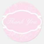 Thank You Sticker (Sophisticated Pale Pink)