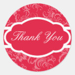 Thank You Sticker (Sophisticated Red)