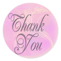 Thank you stickers for bridal shower
