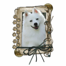 Thank You - Stone Paws - American Eskimo Cut Outs