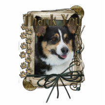 Thank You - Stone Paws - Corgi Photo Cut Out