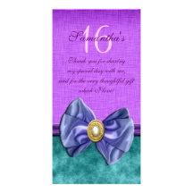 "thank you" "sweet sixteen" pink black gems photo greeting card