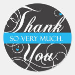 Thank you very much Mum Round Stickers