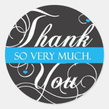 Thank you very much Mum Round Stickers