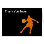 Thank Your Basketball Team Cards