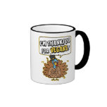 Thankful Turkey Ringer Mug mugs