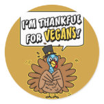 Thankful Turkey sticker stickers