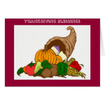 Thankgiving Blessings Thanksgiving Card