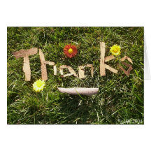 Thanks in bark card
