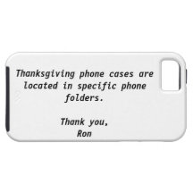 Thanksgiving Case-Mate Case iPhone 5 Covers