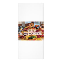 Thanksgiving Dachshunds Rack Cards