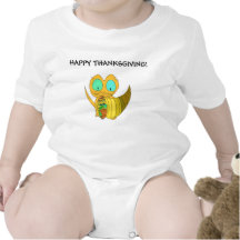 Thanksgiving Day Cat Baby Bodysuits