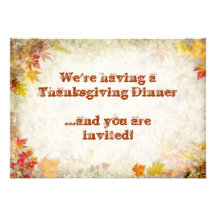 Thanksgiving Dinner Invite