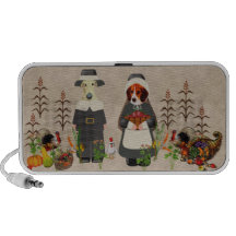 Thanksgiving Dogs Mini Speaker