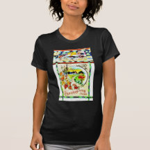 Thanksgiving greeting with scenary tee shirts