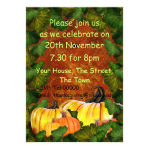 Thanksgiving Invitation