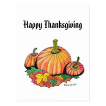 Thanksgiving postcard