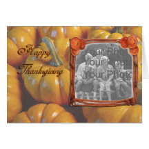 Thanksgiving pumpkin card